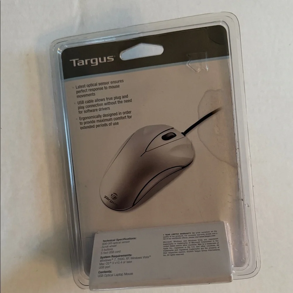 Targus Gray USB Optical Mouse
